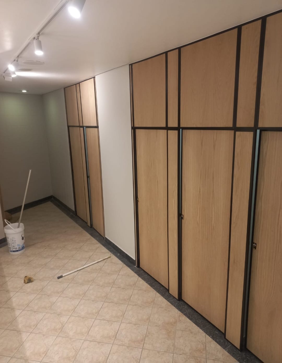 Finished Commercial Restroom